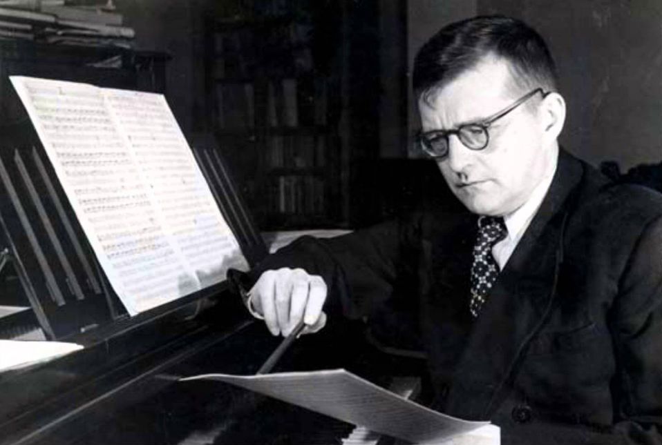 Shostakovich at the piano