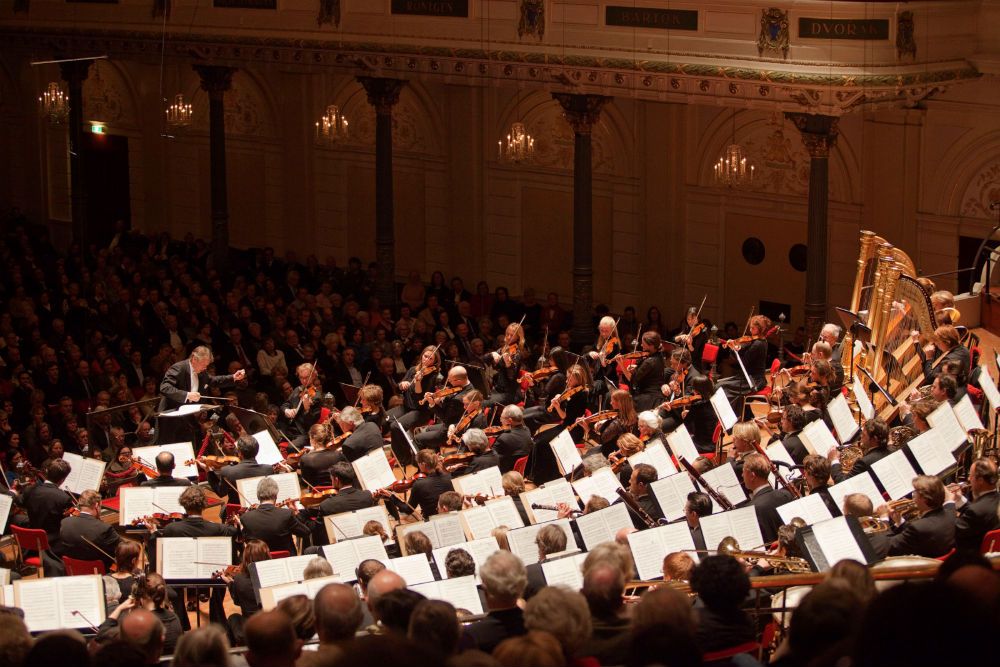 Mariss Jansons conducting the Royal Concertgebouw Orchestra