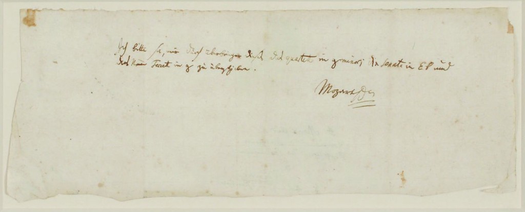 Mozart’s letter asking for his music back sells for over $200,000 at ...