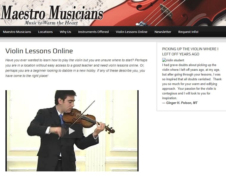 Websites to Learn Violin Lesson Online (Free Paid Violin Courses) CMUSE
