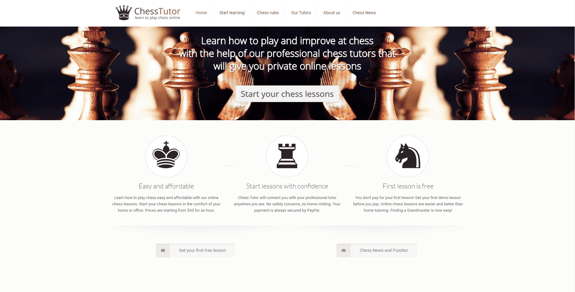 Beautiful Website that teaches chess for free (Beginner upwards