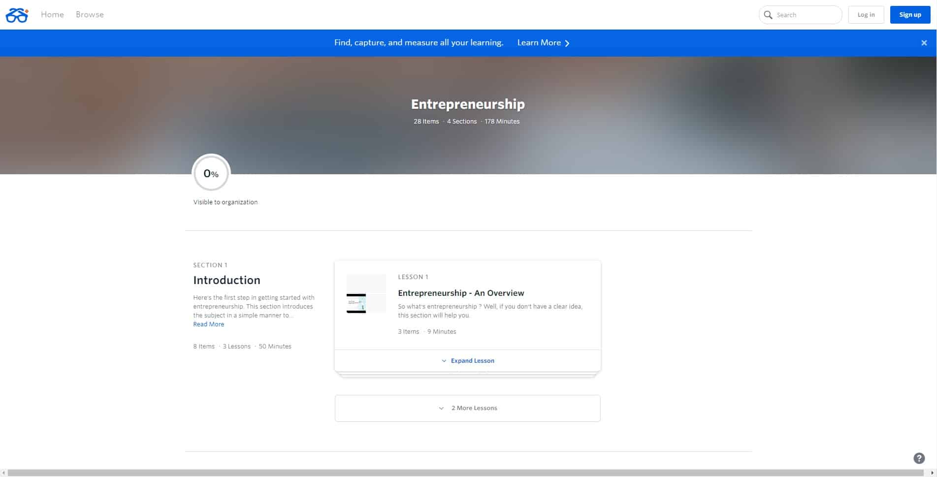 Degreed Learn Entrepreneurship Lessons Online