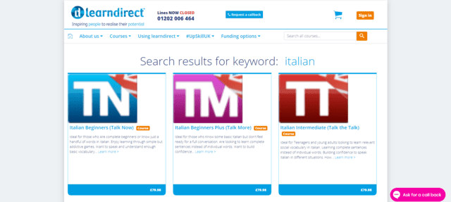 Learndirect Learn Italian Lessons Online