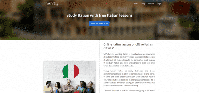 Mondly Learn Italian Lessons Online