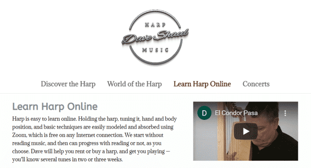 Myharpworld Learn Harp Lessons Online
