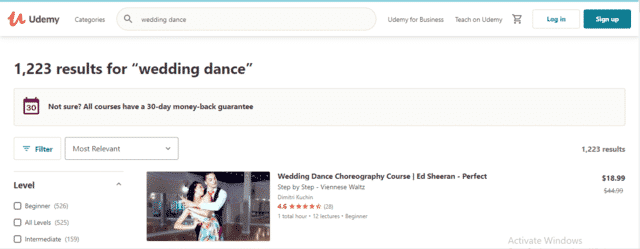 Udemy Learn Wedding Dance Lessons Online