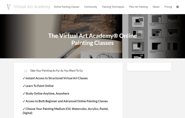 VirtualArtAcademy Learn Painting Lessons Online