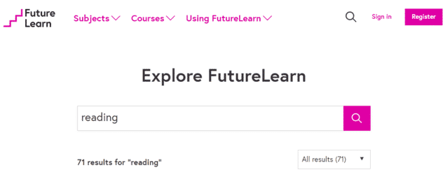 futurelearn learn reading lessons online