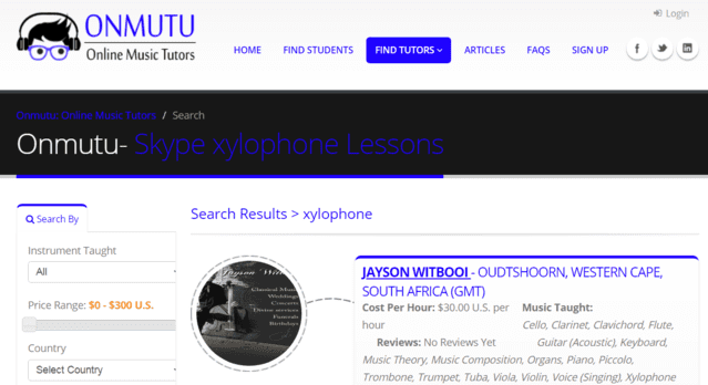 onmutu learn xylophone lessons online