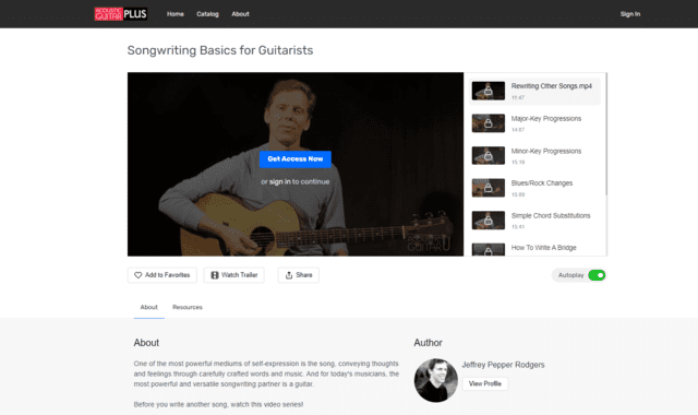 guitarcast learn guitar songwriting lessons online