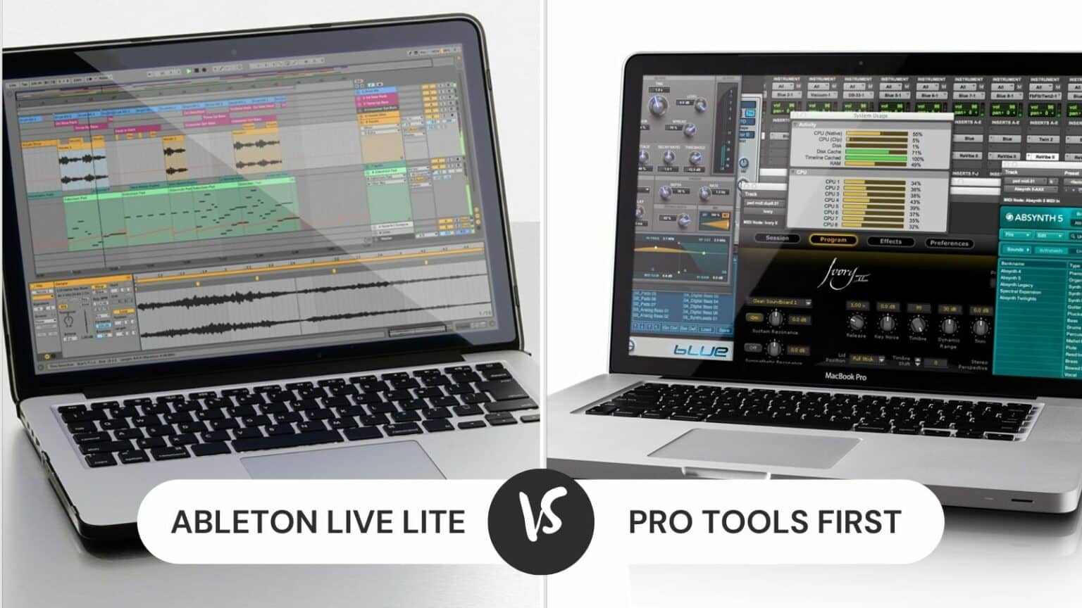 ableton live vs pro tools vs logic vs maschine