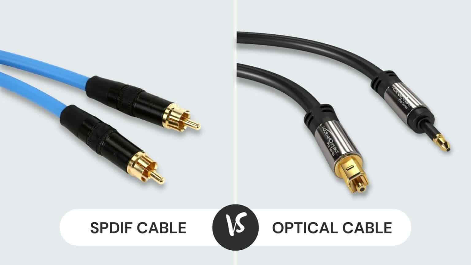 Choosing Between SPDIF vs Optical Cables CMUSE