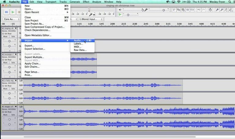 gsnap audacity plugin