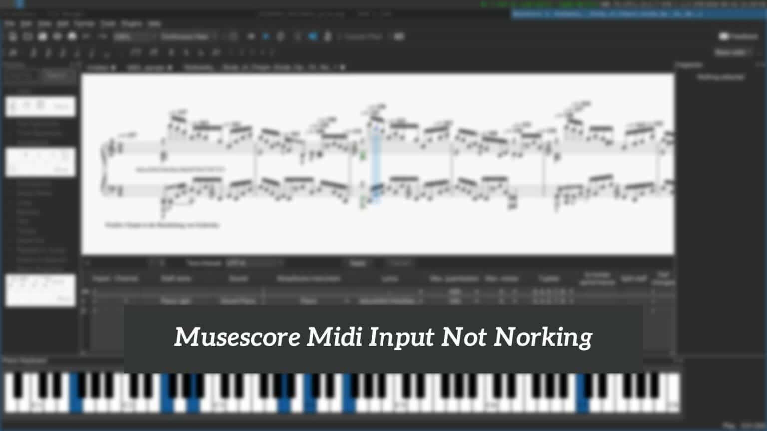 3 Solutions For MIDI Keyboard Not Working In Musescore CMUSE