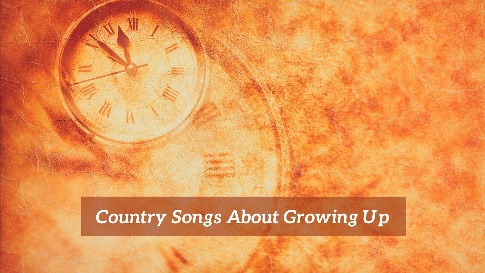 country songs about growing up 2016
